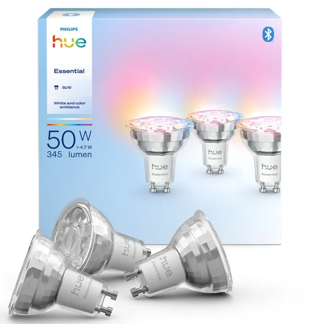 philips-hue-smart-spot-gu10-3er-pack-wei-und-ambiance-345-lm-verstellbare-farb-l image 1