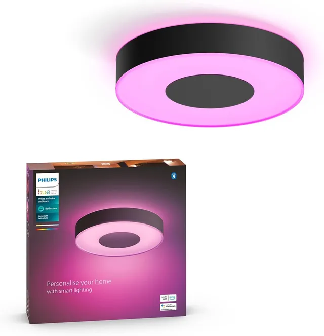 philips-hue-white-color-ambiance-xamento-led-deckenleuchte-schwarz-16-mio-farben image 1