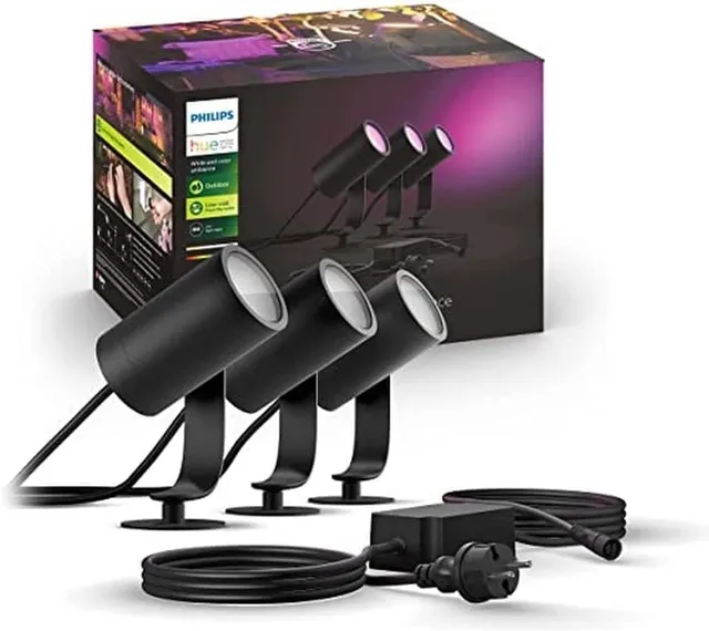 philips-hue-white-color-ambiance-lily-gartenstrahler-basis-set-3er-pack-1-770-lm image 1