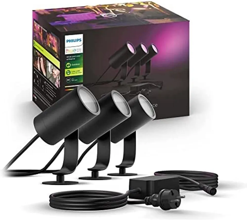 philips-hue-white-color-ambiance-lily-gartenstrahler-basis-set-3er-pack-1-770-lm image 1
