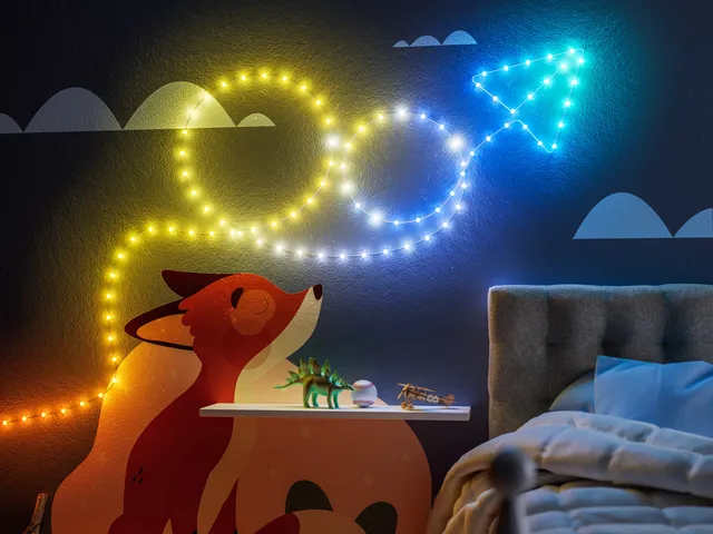twinkly-stars-strings-usb-c-smart-stern-lichterkette-indoor-sternenhimmel-effekt image 1