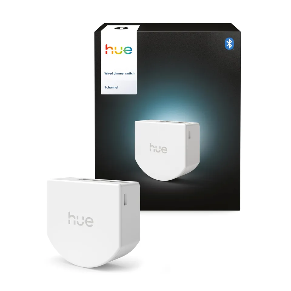 philips-hue-kabelgebundener-dimmerschalter-1er-pack-macht-herk-mmliche-leuchten- image 1