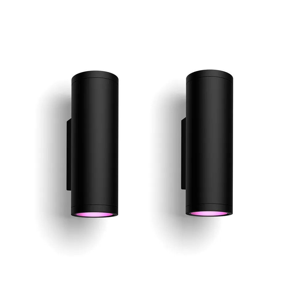 philips-hue-appear-white-and-color-ambiance-au-en-wandleuchte-2er-pack-dimmbar-1 image 1