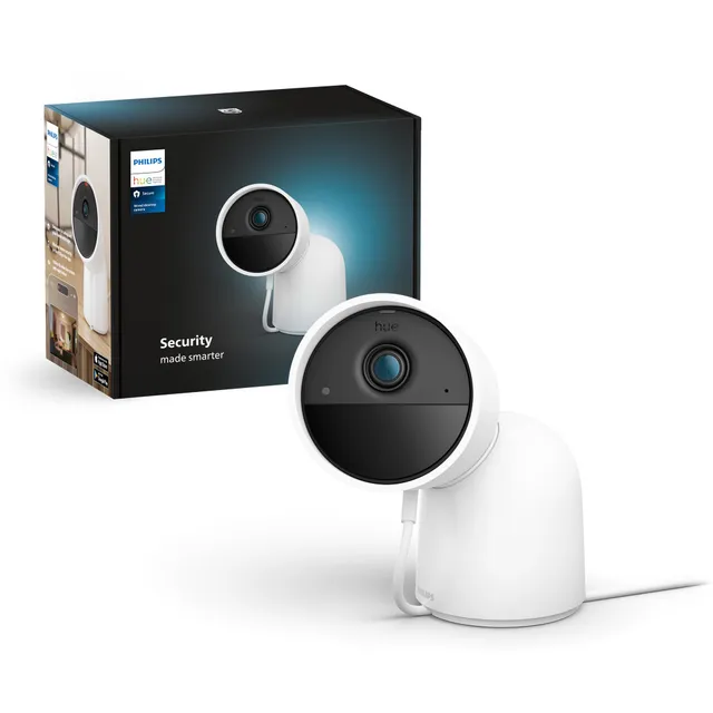 philips-hue-secure-kabelgebundene-smart-home-berwachungskamera-mit-standfu-full- image 1