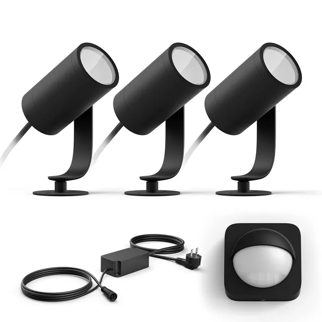 philips-hue-lily-basis-set-mit-3-gartenstrahlern-anthrazit-white-and-color-ambia image 1
