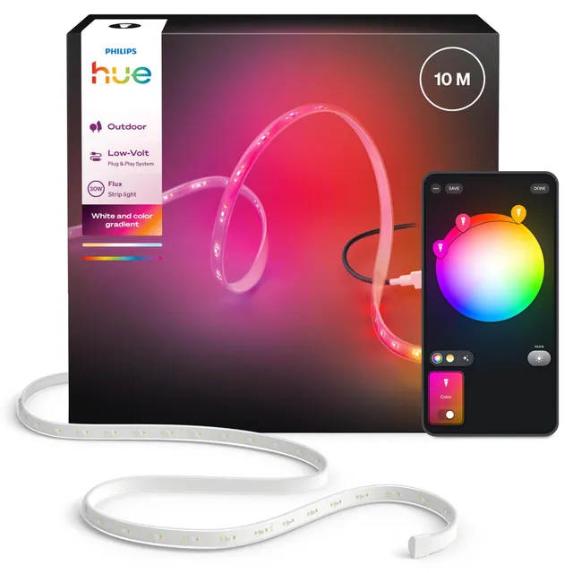 philips-hue-flux-outdoor-led-lightstrip-10-meter-3000-lm-mehrfarbig-mit-chromasy image 1