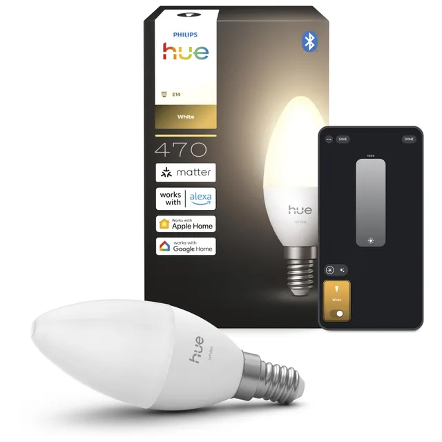 philips-hue-b39-e14-smart-led-kerzenlampe-warmwei-2-700-k-1er-pack-470-lm-tief-d image 1