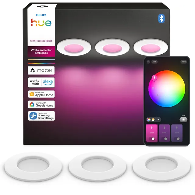philips-hue-slim-downlight-led-einbaustrahler-3er-pack-1000-lm-90-mm-1000-20-000 image 1