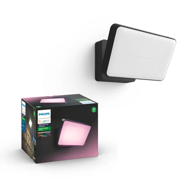 philips-hue-white-color-ambiance-discover-outdoor-flutlicht-wandleuchte-2-250-lm image 1
