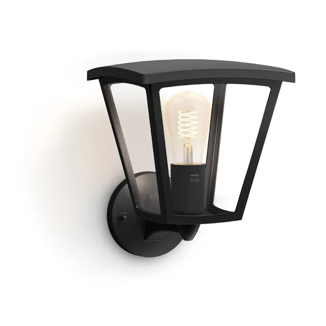 philips-hue-white-inara-wandleuchte-outdoor-schwarz-550-lm-warmwei-es-filamentli image 1