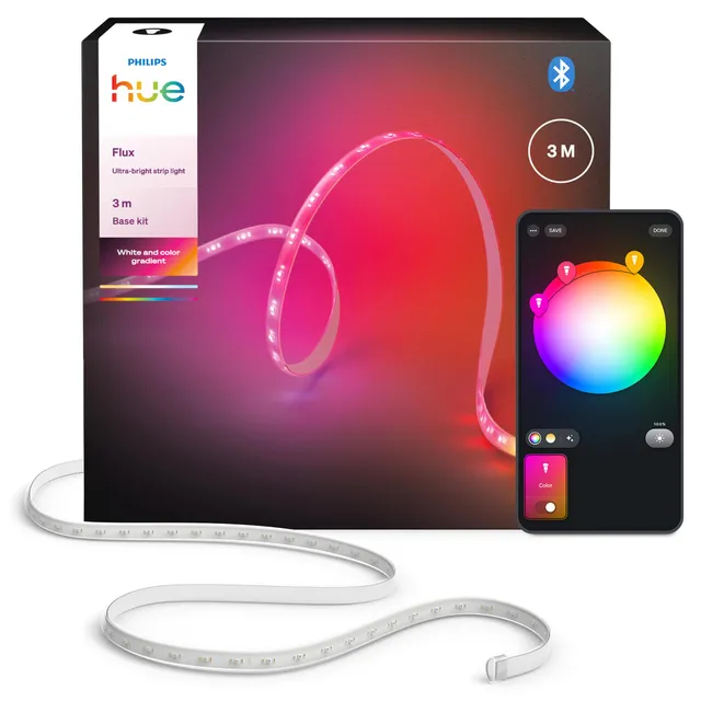 philips-hue-flux-ultrabright-3m-led-lightstrip-2900-lm-lichtband-mit-chromasync- image 1