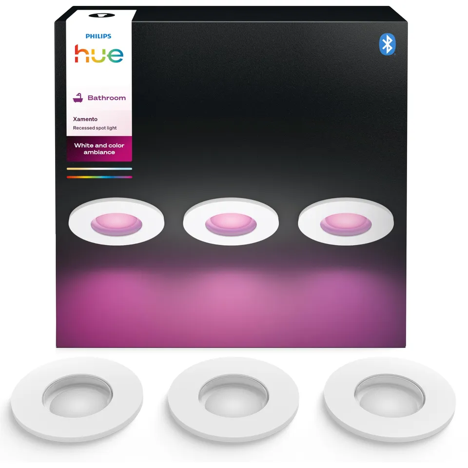 philips-hue-white-color-ambiance-xamento-einbauspots-3er-pack-dimmbare-bad-einba image 1