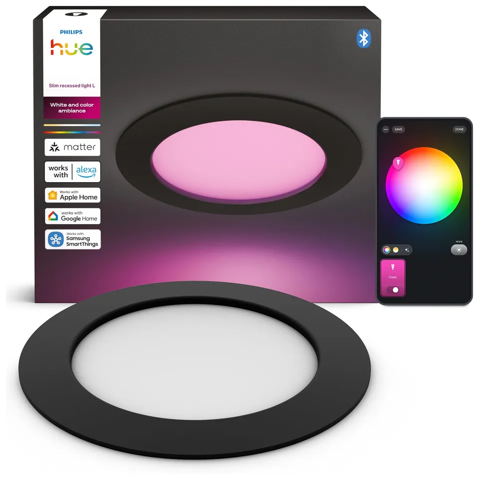 philips-hue-slim-downlight-3er-pack-1-000-lm-90-mm-vollspektrum-1-000-20-000-k-d image 1