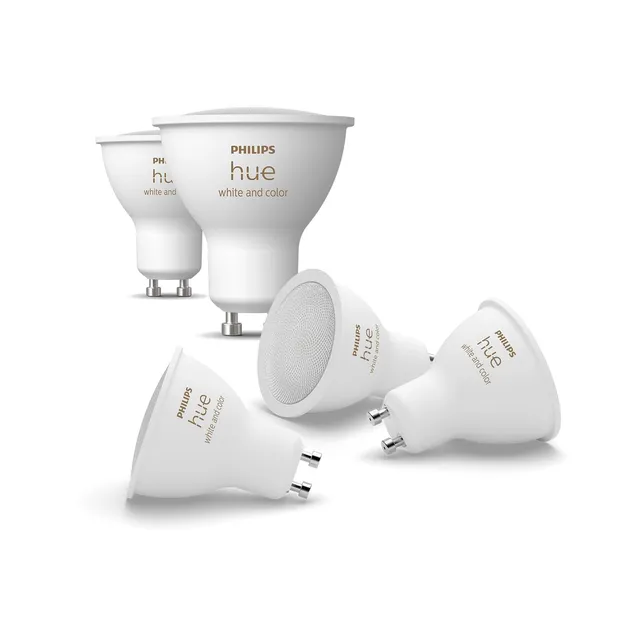 philips-hue-white-color-ambiance-gu10-led-spot-5er-pack-400-lm-dimmbare-smart-sp image 1