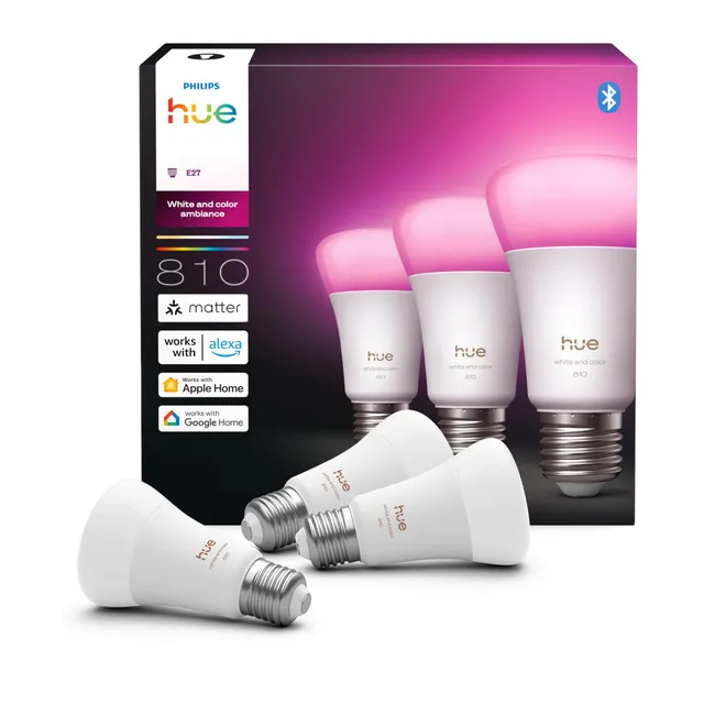 philips-hue-smart-led-a60-lampe-white-color-ambiance-e27-6w-810-lm-vollspektrum- image 1