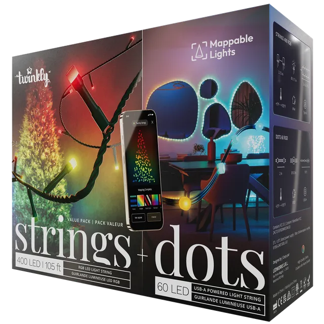 twinkly-strings-dots-bundle-400-led-lichterkette-und-60-mini-led-dots-als-smart- image 1