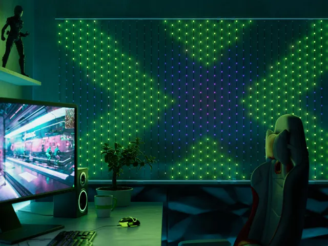 twinkly-matrix-smarte-led-lichtvorhang-fl-che-mit-h-chster-led-dichte-f-r-gaming image 1