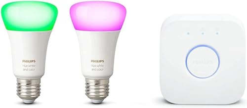 philips-hue-white-color-ambiance-2x-e27-led-starter-set-inkl-hue-bridge-und-dimm image 6