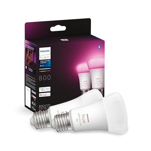 philips-hue-white-color-ambiance-led-e27-lampen-starter-set-2er-pack-800-lm-16-m image 7