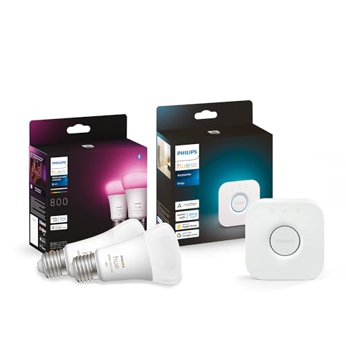 philips-hue-white-color-ambiance-led-e27-lampen-starter-set-2er-pack-800-lm-16-m image 6