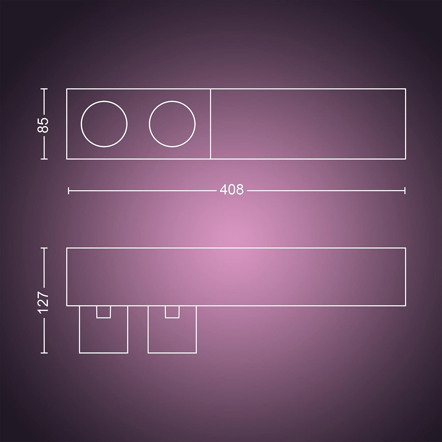 philips-hue-white-color-ambiance-centris-2er-led-deckenspot-dimmbar-16-mio-farbe image 7