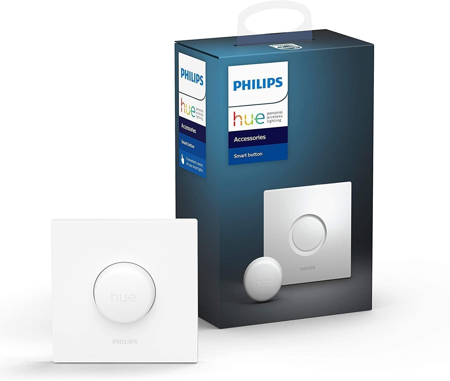 philips-hue-smart-button-dimmschalter-kabelloser-lichtschalter-ohne-installation image 1