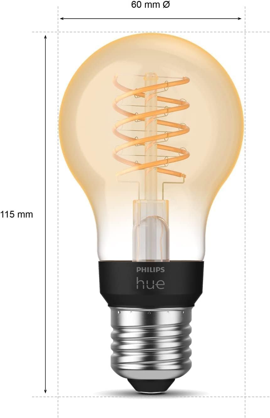 philips-hue-white-e27-filament-led-lampe-550-lm-dimmbare-edison-lampe-mit-warmwe image 2
