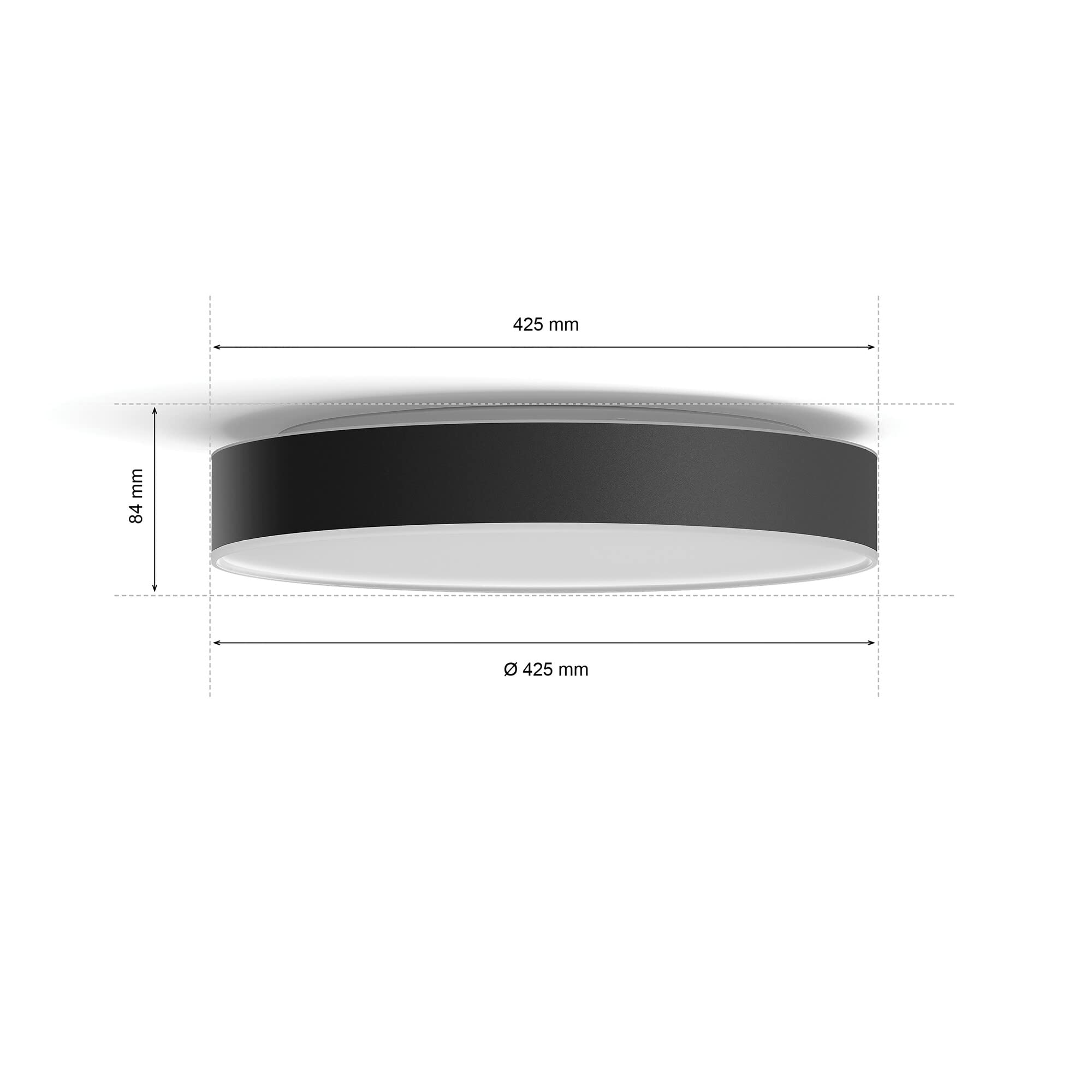 philips-hue-white-ambiance-enrave-deckenleuchte-l-schwarz-3300-lm-inkl-dimmschal image 7