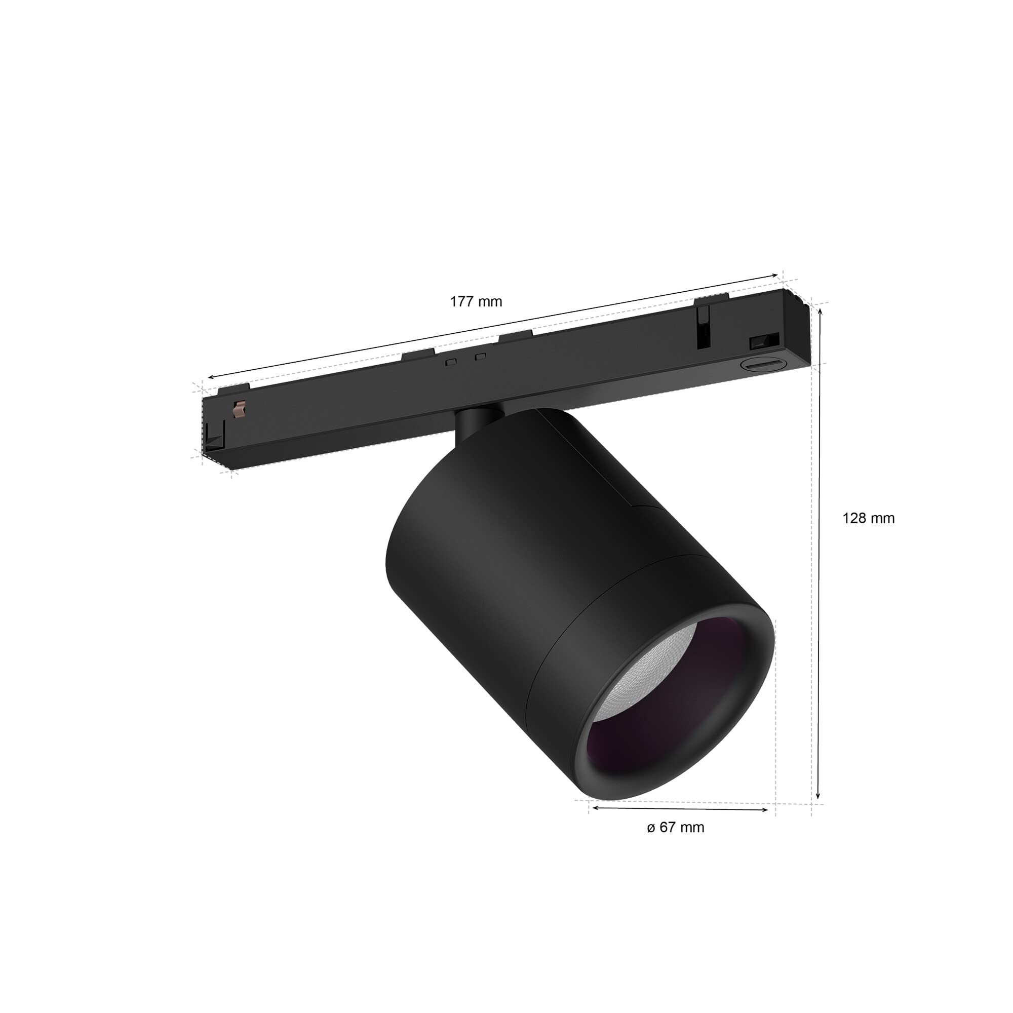 philips-hue-perifo-aufbauspot-erweiterungsspot-schwarz-mit-wei-em-und-farbigem-l image 3