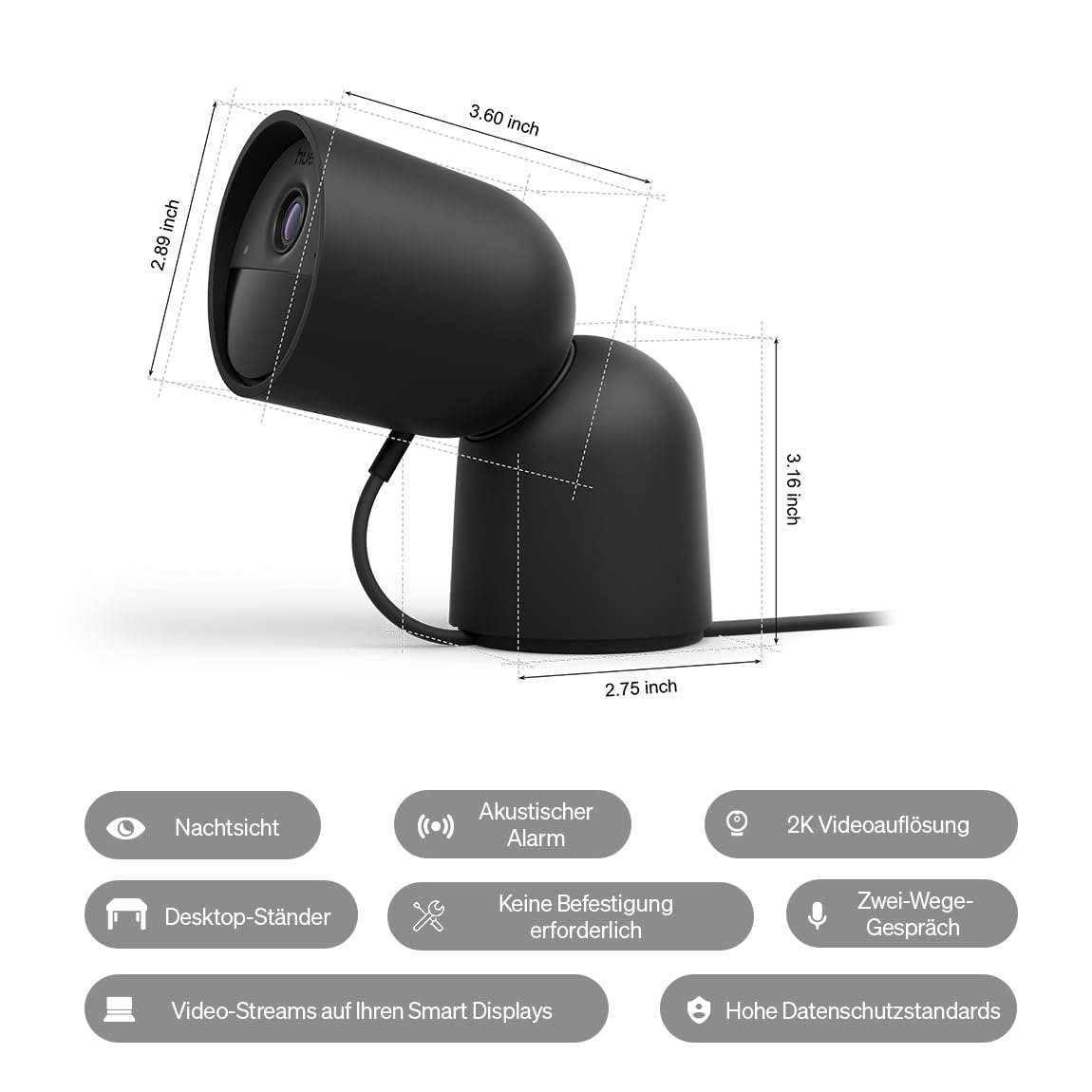philips-hue-secure-desktop-berwachungskamera-2k-au-enkamera-mit-zwei-wege-audio- image 6