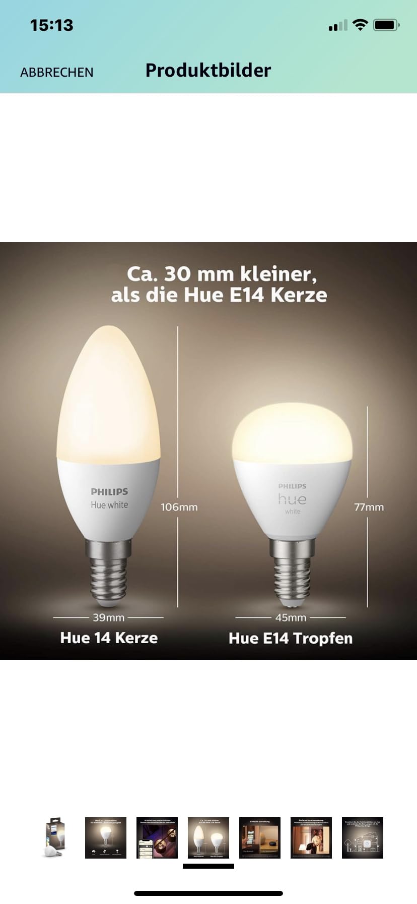 Tolles warmes Licht