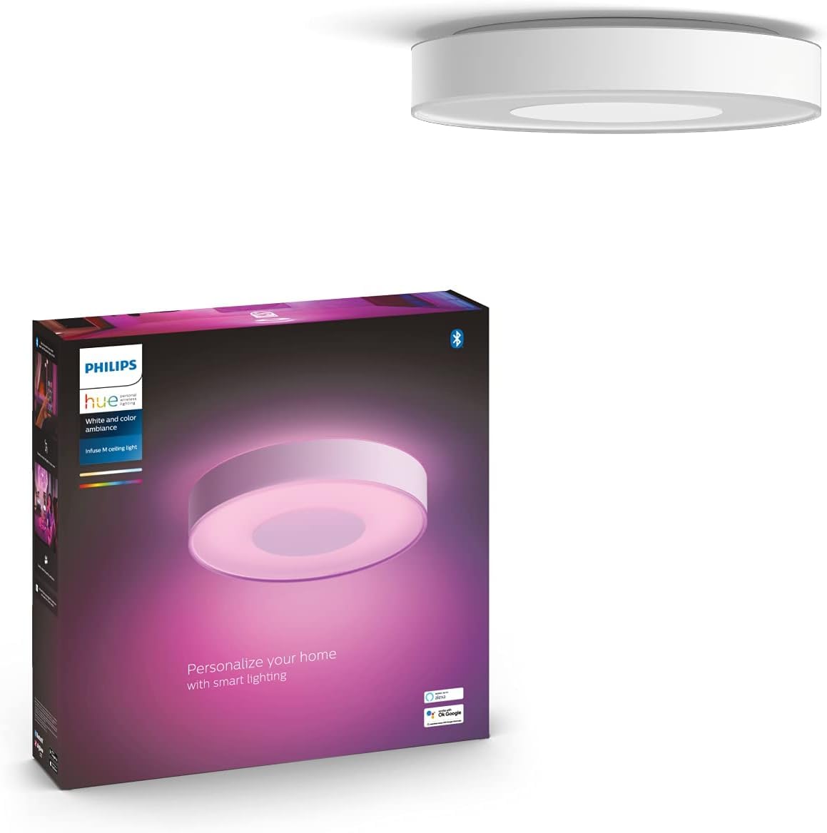 philips-hue-white-color-ambiance-infuse-deckenleuchte-m-2100-lm-16-mio-farben-ap image 1