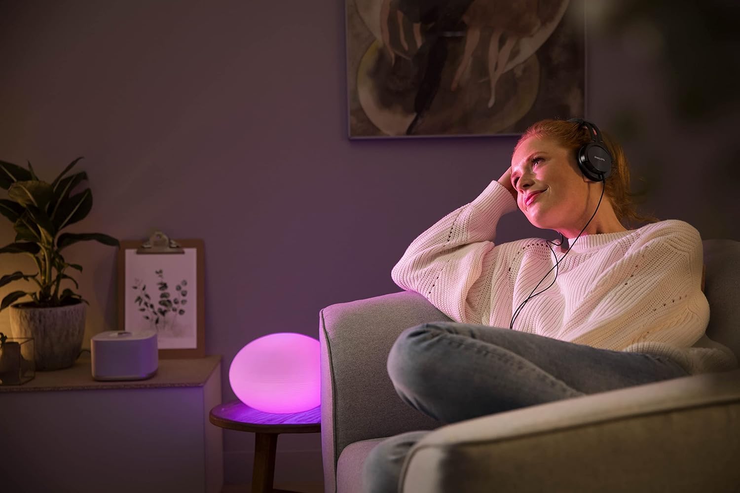 philips-hue-white-color-ambiance-flourish-led-tischleuchte-inkl-e27-hue-lampe-16 image 6