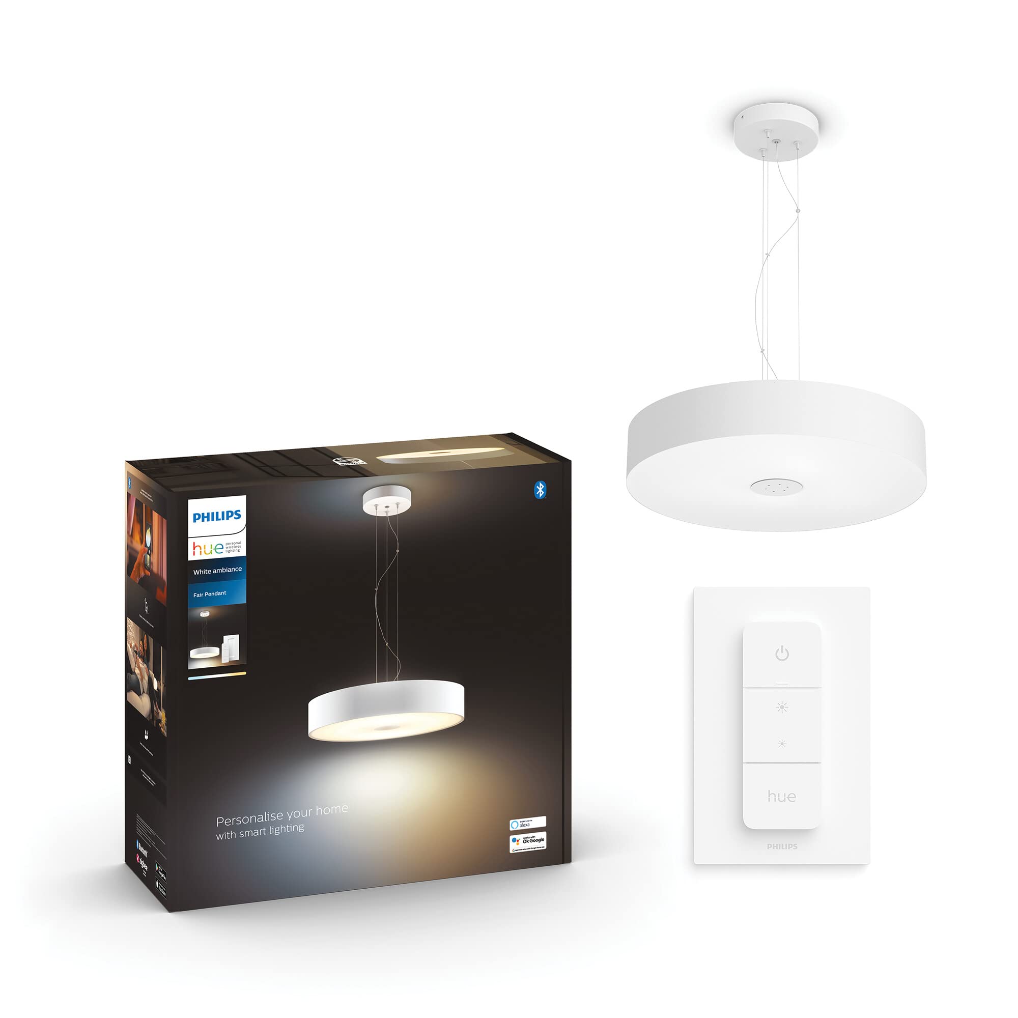 philips-hue-white-ambiance-fair-pendelleuchte-wei-2750-lm-inkl-dimmschalter-dimm image 8