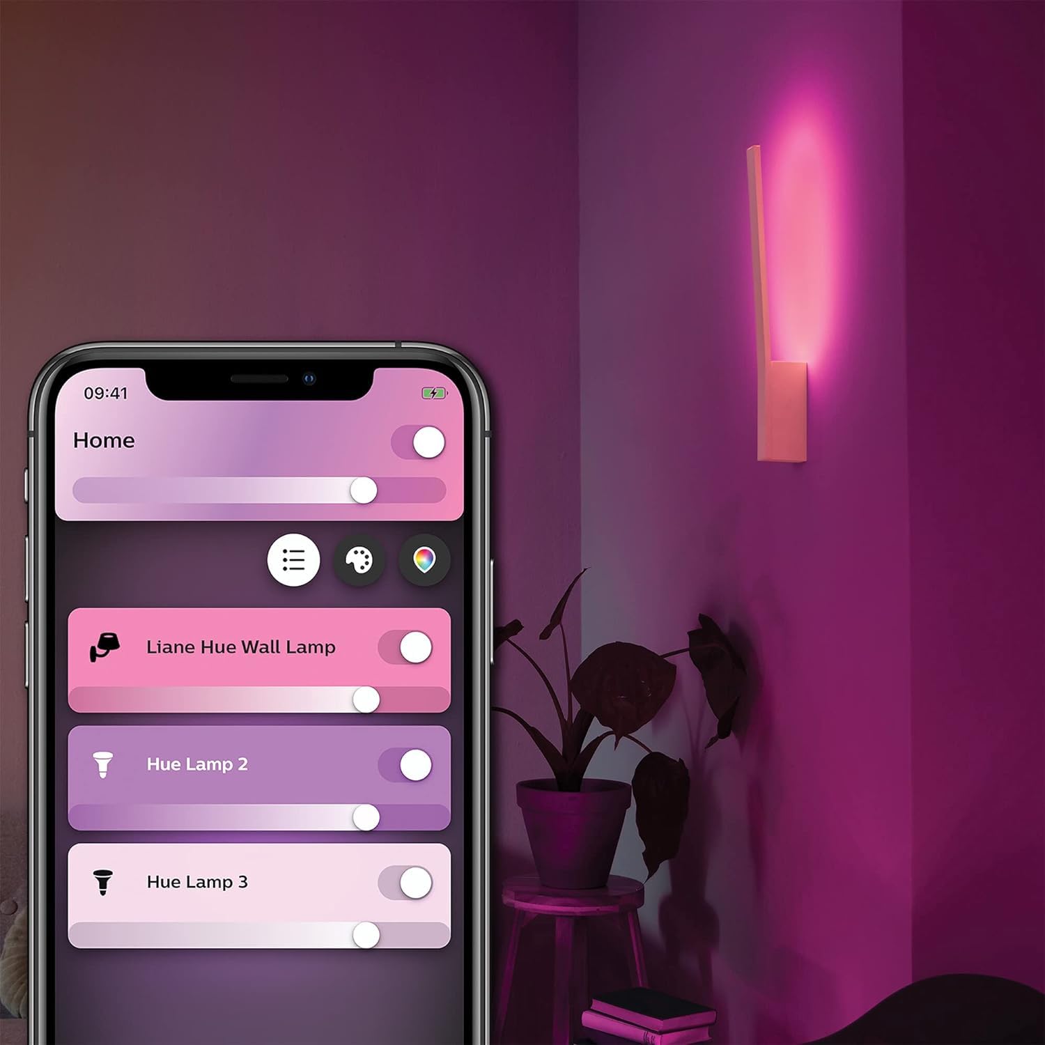 philips-hue-white-color-ambiance-liane-wandleuchte-wei-dimmbar-16-mio-farben-ind image 6