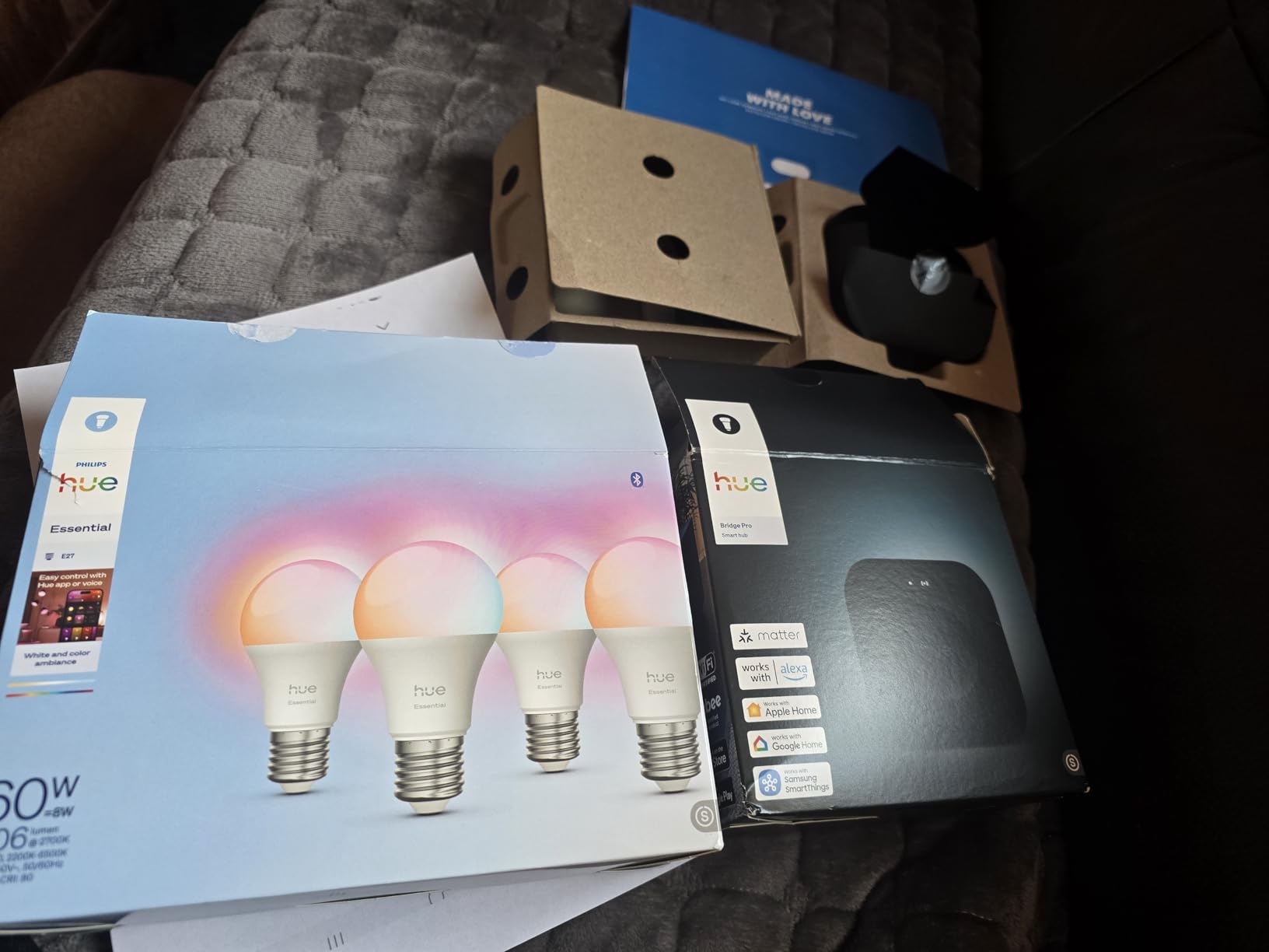 Endlich weißes und farbiges Licht
