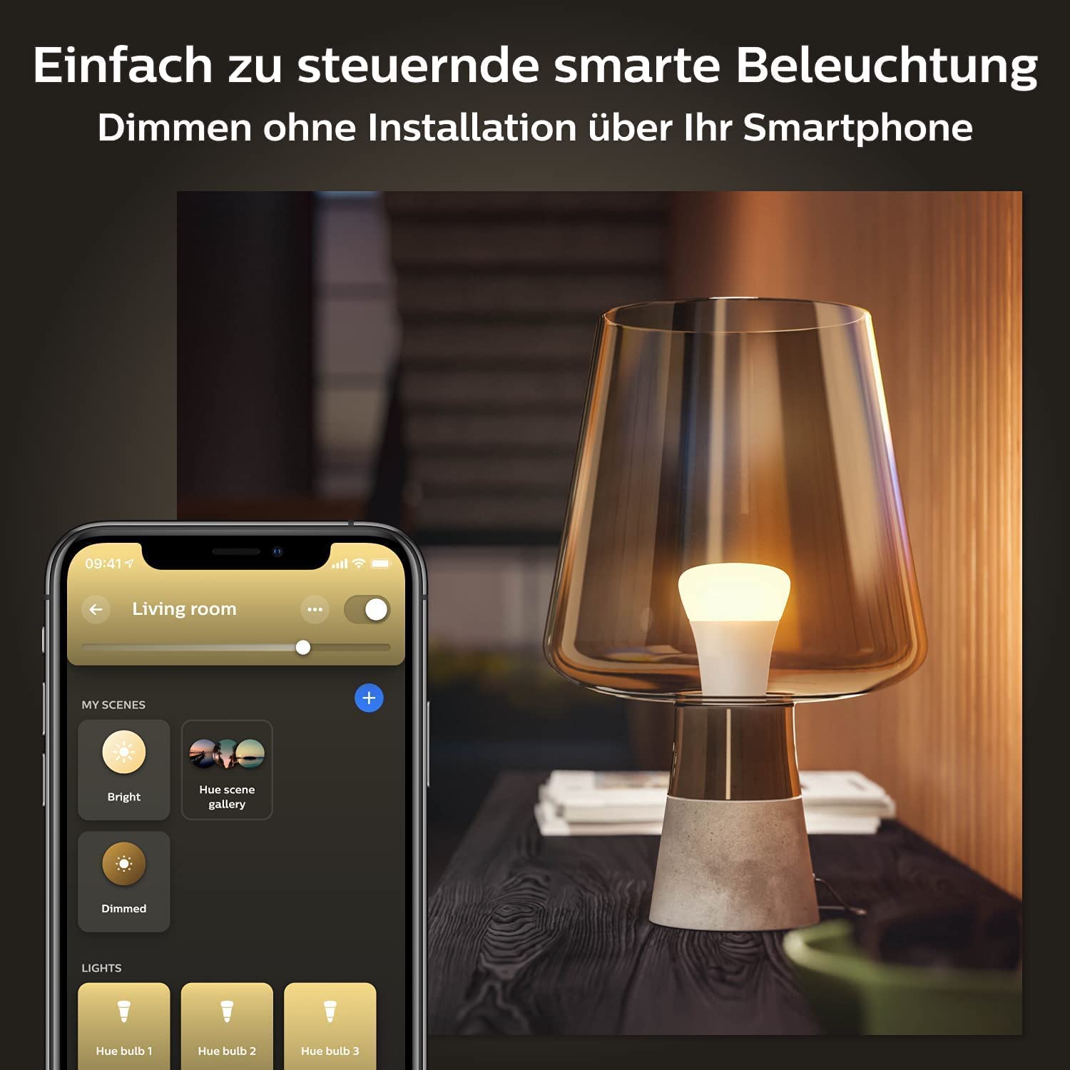 philips-hue-white-e27-doppelpack-2x-1-055-lm-dimmbar-warmwei-es-licht-app-steuer image 7