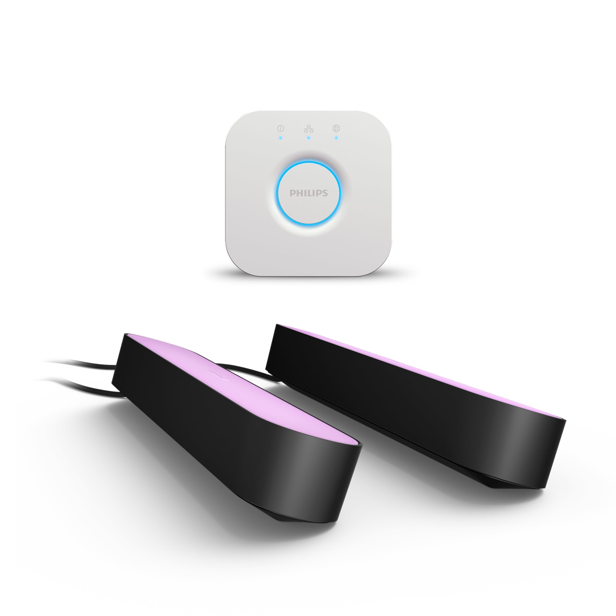 philips-hue-white-color-ambiance-play-lightbar-2er-pack-500-lm-inkl-hue-bridge-d image 1