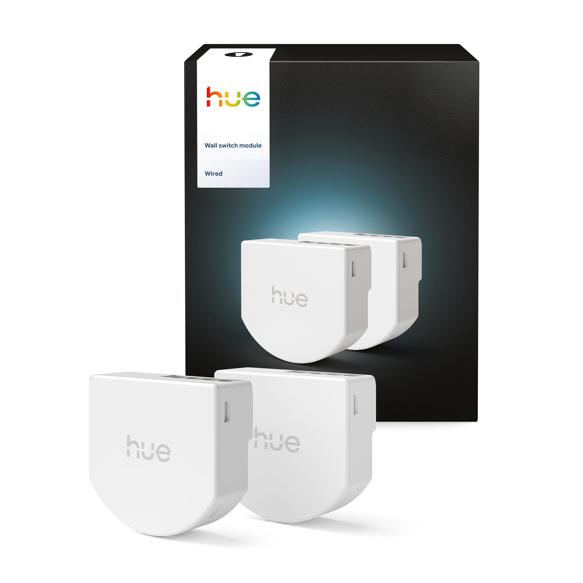 philips-hue-kabelgebundener-smart-switch-2er-pack-batterieloser-wandschalter-hin image 1