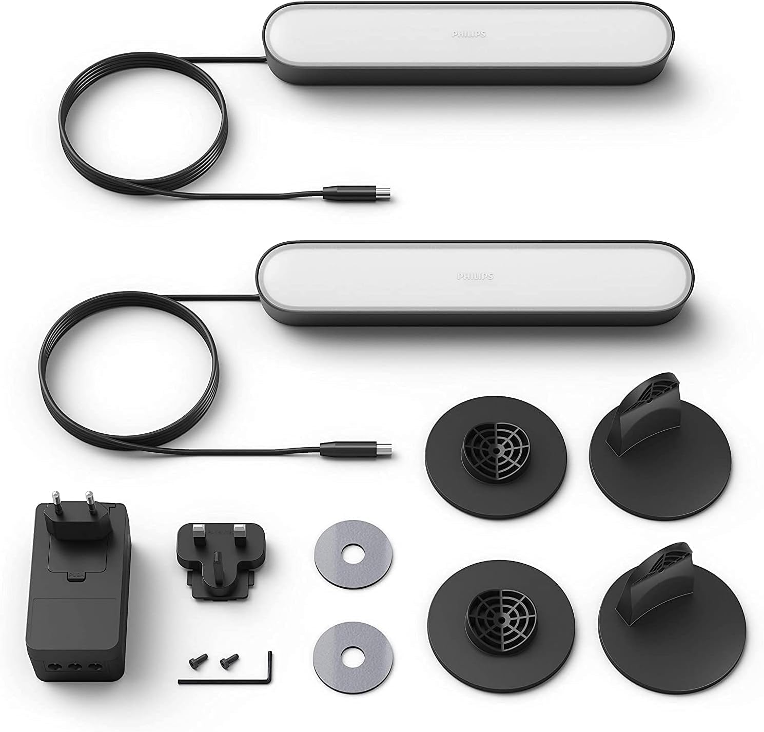 philips-hue-white-color-ambiance-play-lightbar-basis-set-2er-pack-500-lm-16-mio- image 3