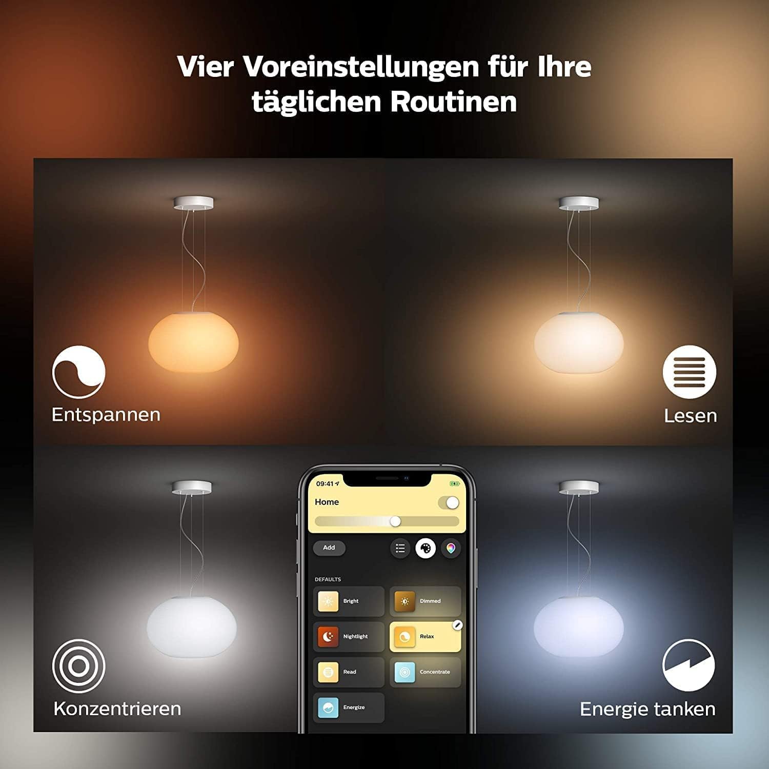philips-hue-white-color-ambiance-led-pendelleuchte-flourish-dimmbar-16-mio-farbe image 7