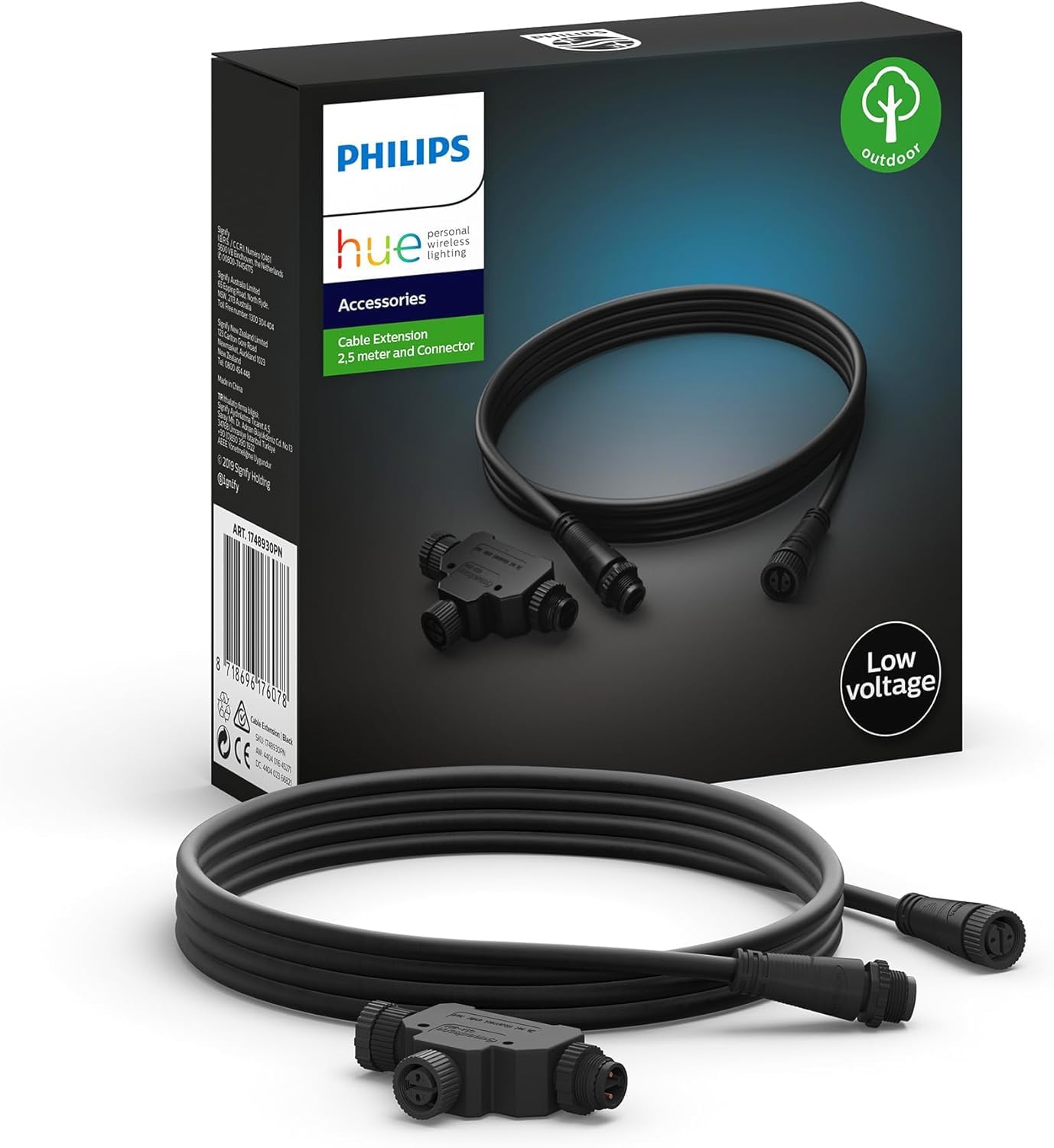 philips-hue-niedervolt-verl-ngerungskabel-5-m-f-r-alle-hue-niedervolt-au-enleuch image 7