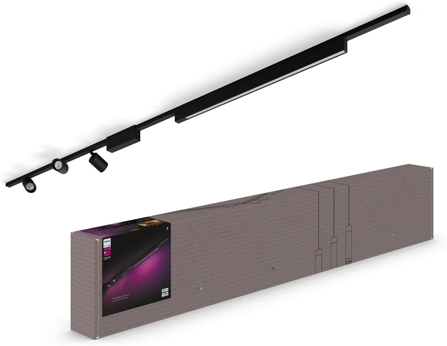 philips-hue-perifo-railverlichtung-basisset-3-spots-1-lichtbalk-250-cm-rail-schw image 1