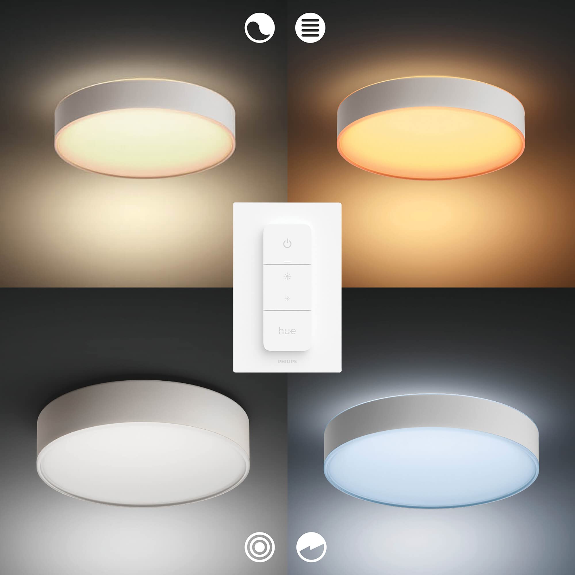 philips-hue-white-ambiance-enrave-deckenleuchte-s-1-220-lm-dimmbare-led-deckenla image 6