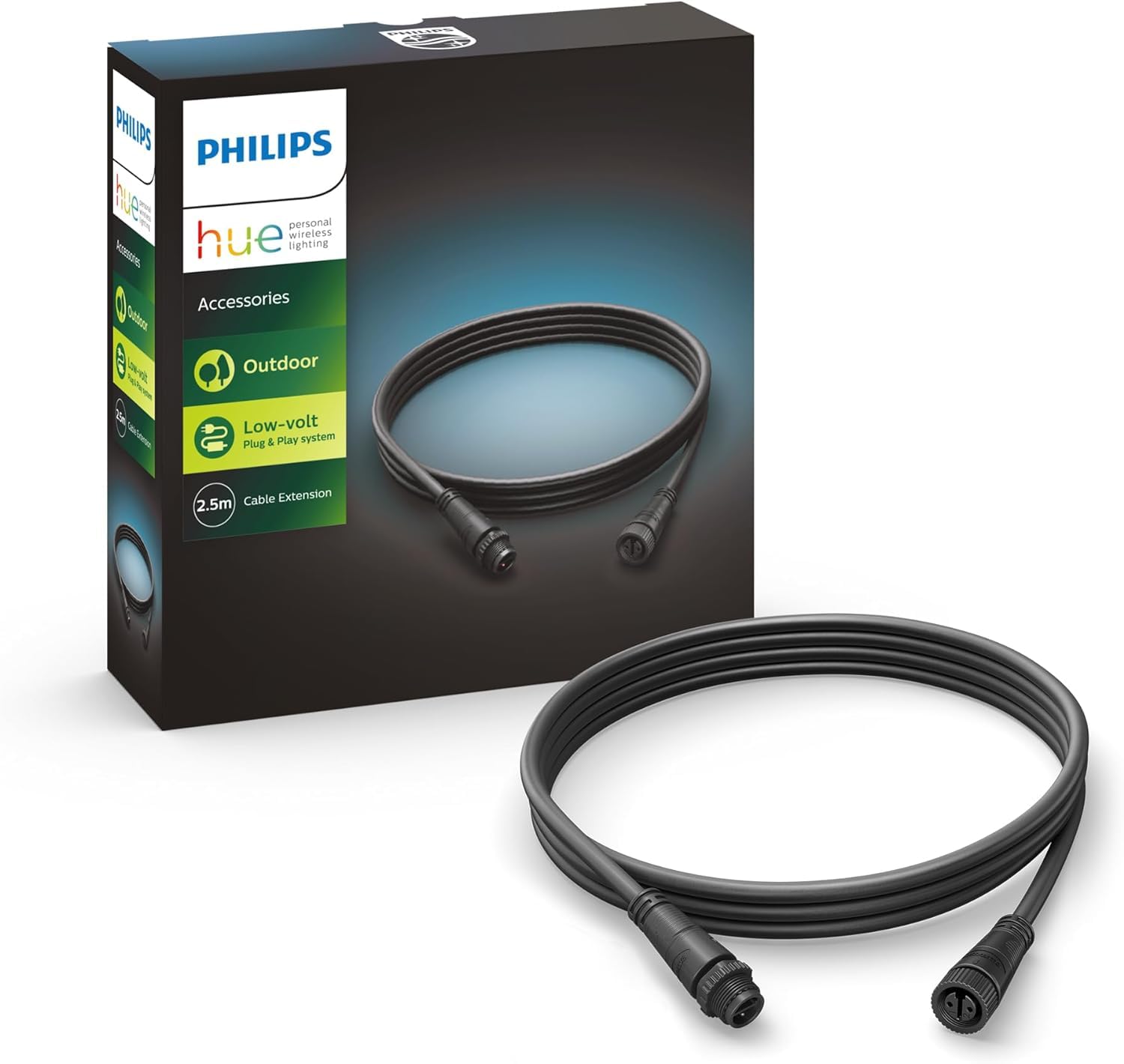 philips-hue-outdoor-verl-ngerungskabel-2-5-m-ip67-niederspannungssicher-f-r-hue- image 1