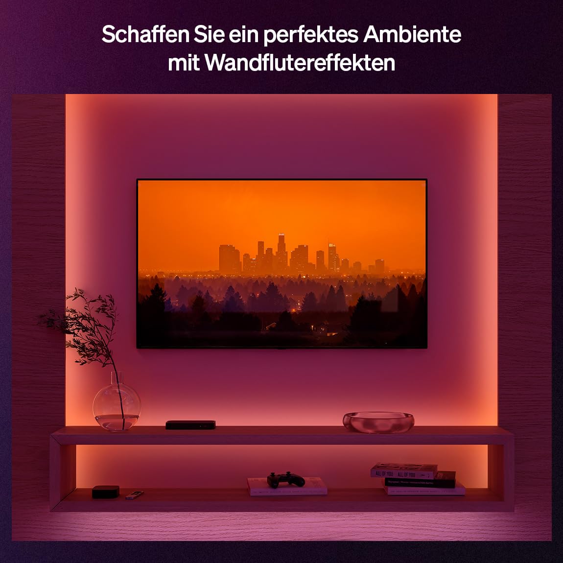 philips-hue-flux-3-m-led-lightstrip-1200-lm-chromasync-farbmischung-rgbwwic-zusc image 2