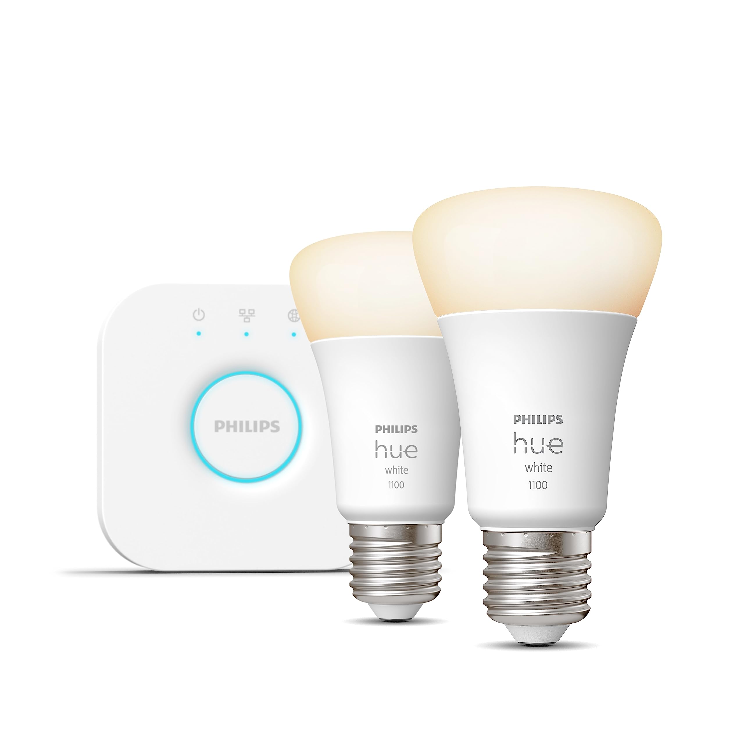 philips-hue-white-e27-2er-starter-set-2x-smarte-led-lampe-1050-lm-75w-warmwei-bi image 2