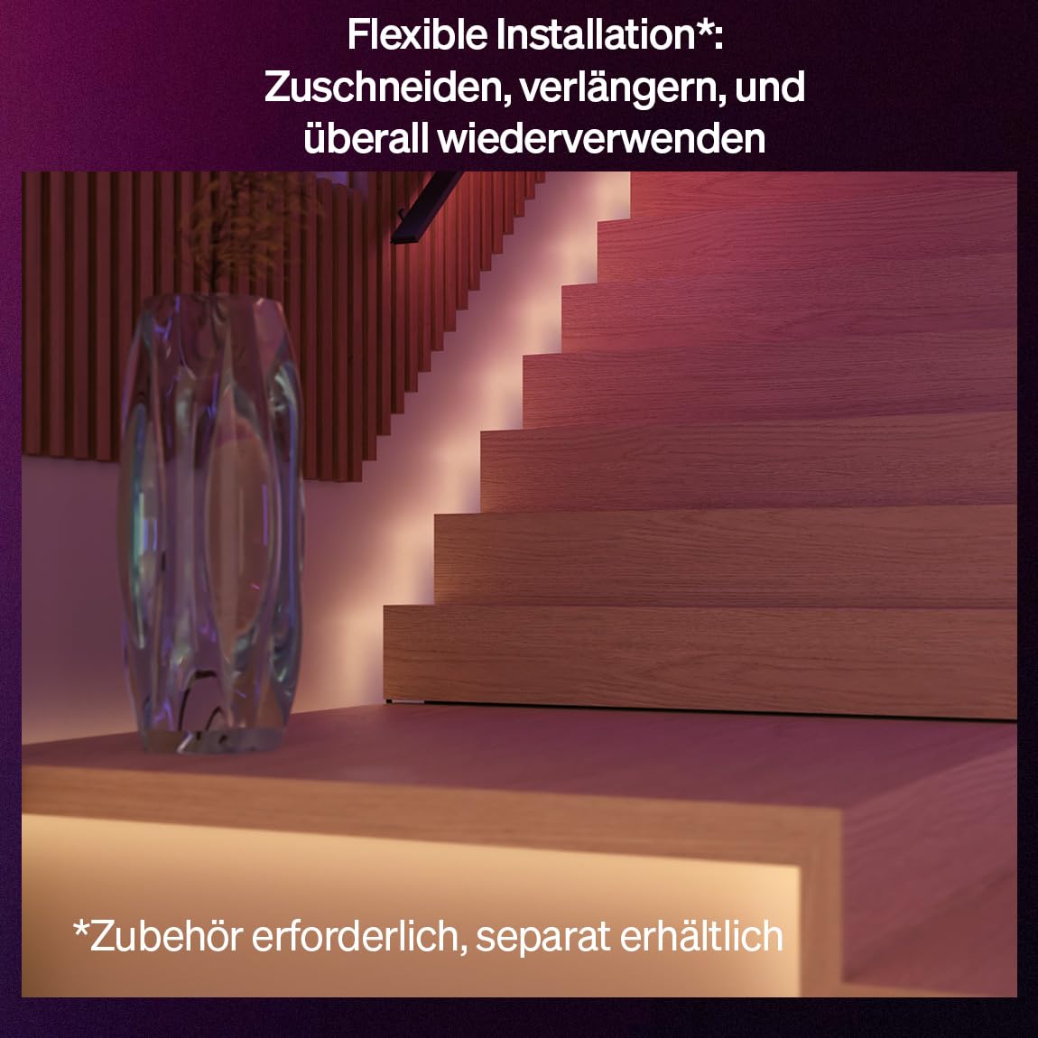 philips-hue-flux-3-m-led-lightstrip-1200-lm-chromasync-farbmischung-rgbwwic-zusc image 4
