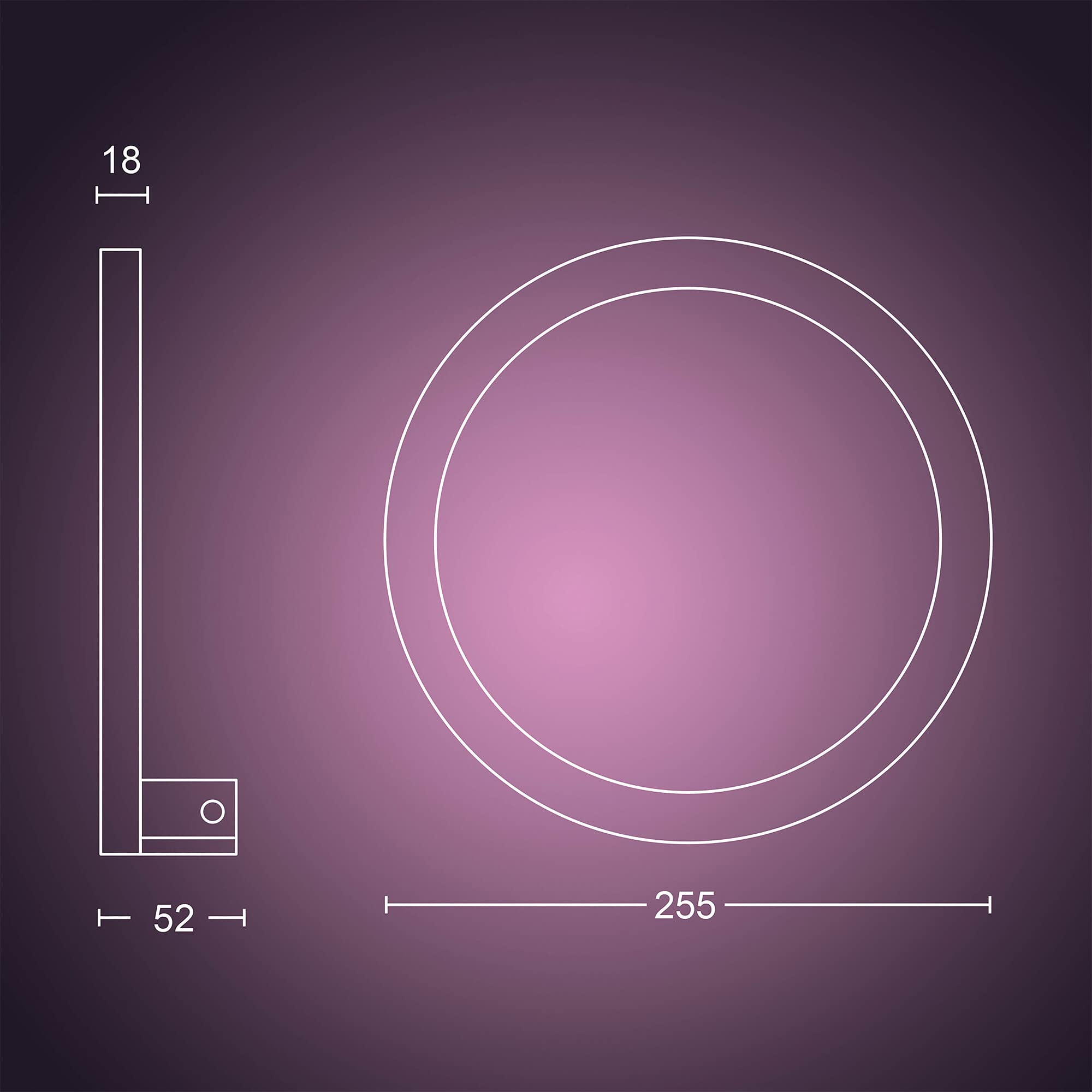philips-hue-white-color-ambiance-sana-led-wandleuchte-wei-dimmbar-16-mio-farben- image 7