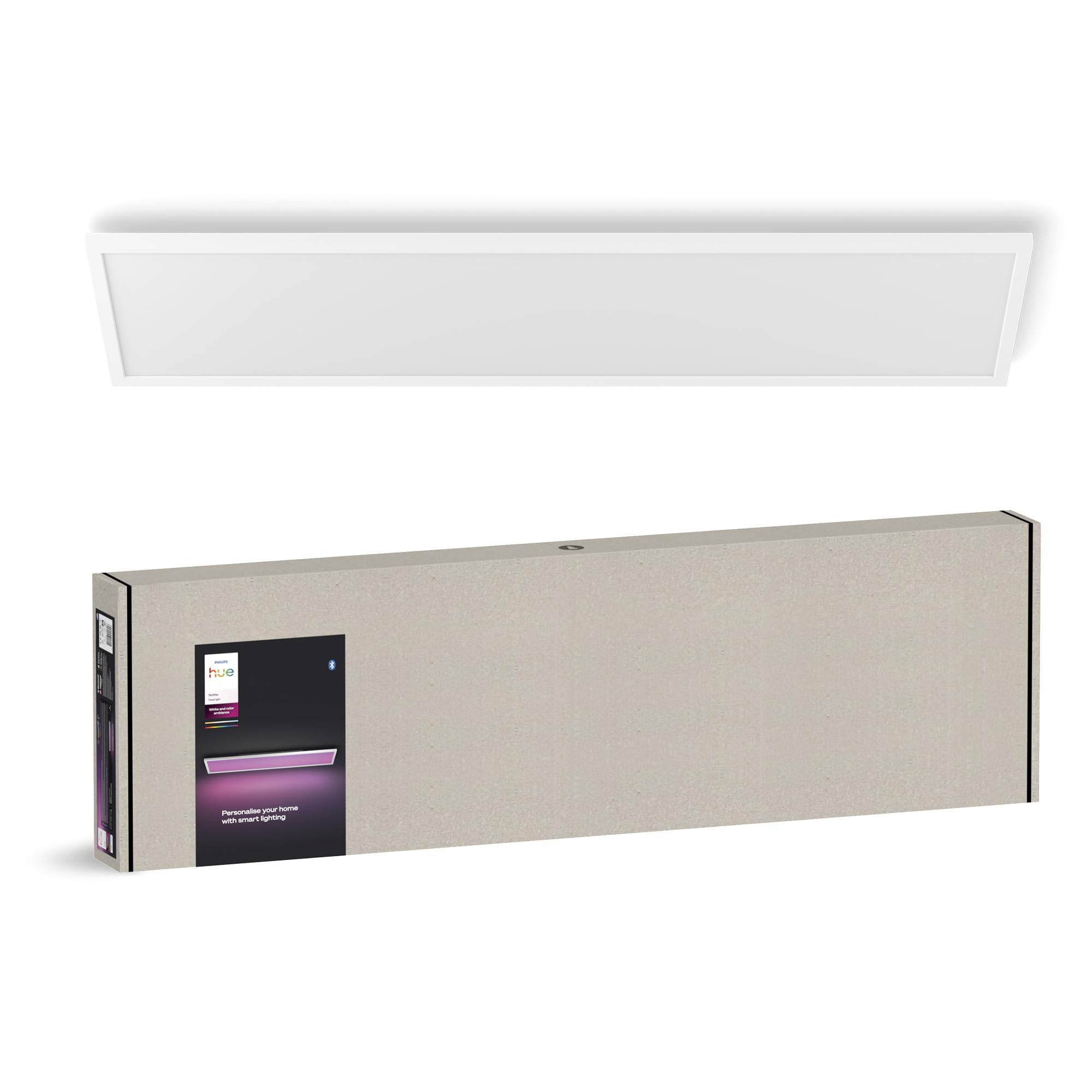 philips-hue-surimu-white-color-ambiance-led-panel-deckenleuchte-120x30-cm-dimmba image 1